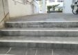階段タイルとモルタル補修